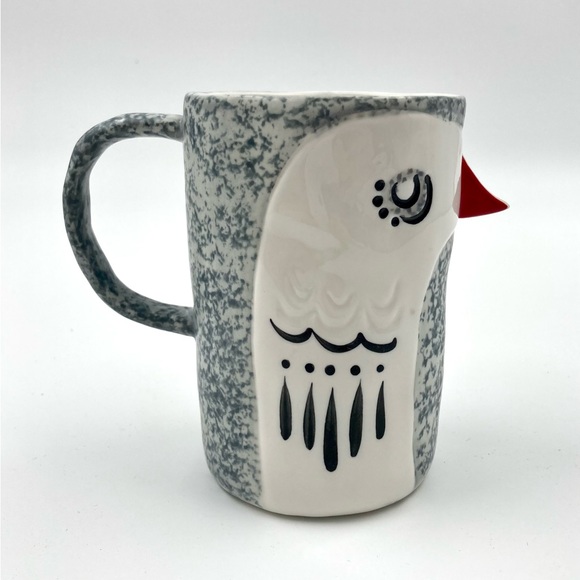 Lazslo Bird Mug by Anthropologie / 13 oz Stoneware Cup / Cute Character Mug - Picture 3 of 7